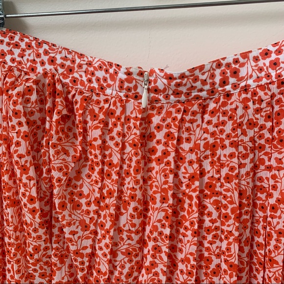 J. Crew Floral Pleated Midi Skirt - Picture 5 of 7